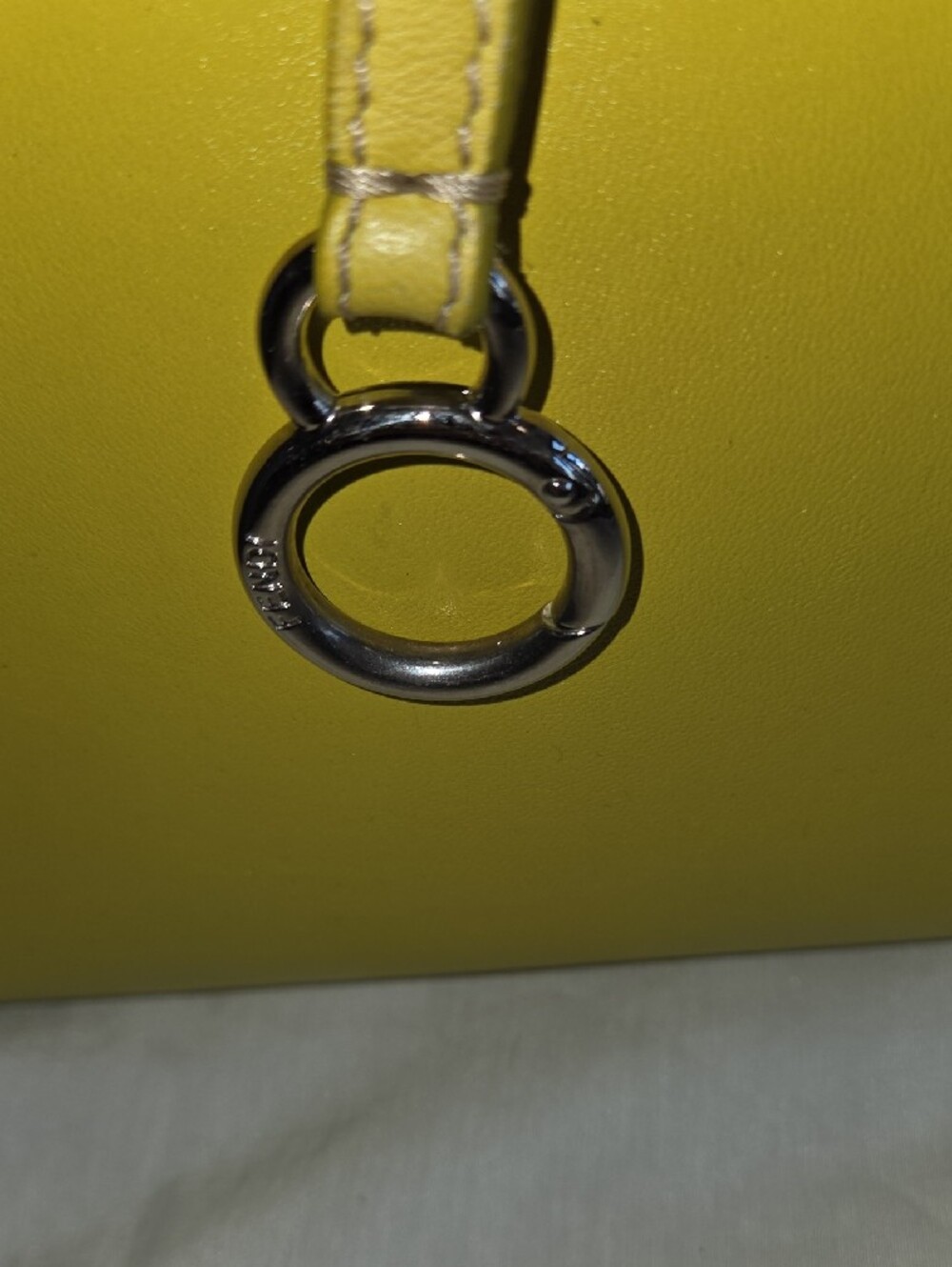 Fendi Peekaboo Yellow Handbag - Picture 9 of 9